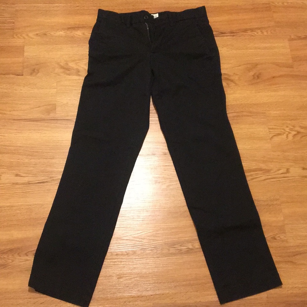 GAP Black Straight Stretch Khaki
